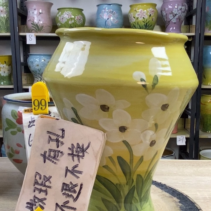 景德镇高温陶瓷花盆