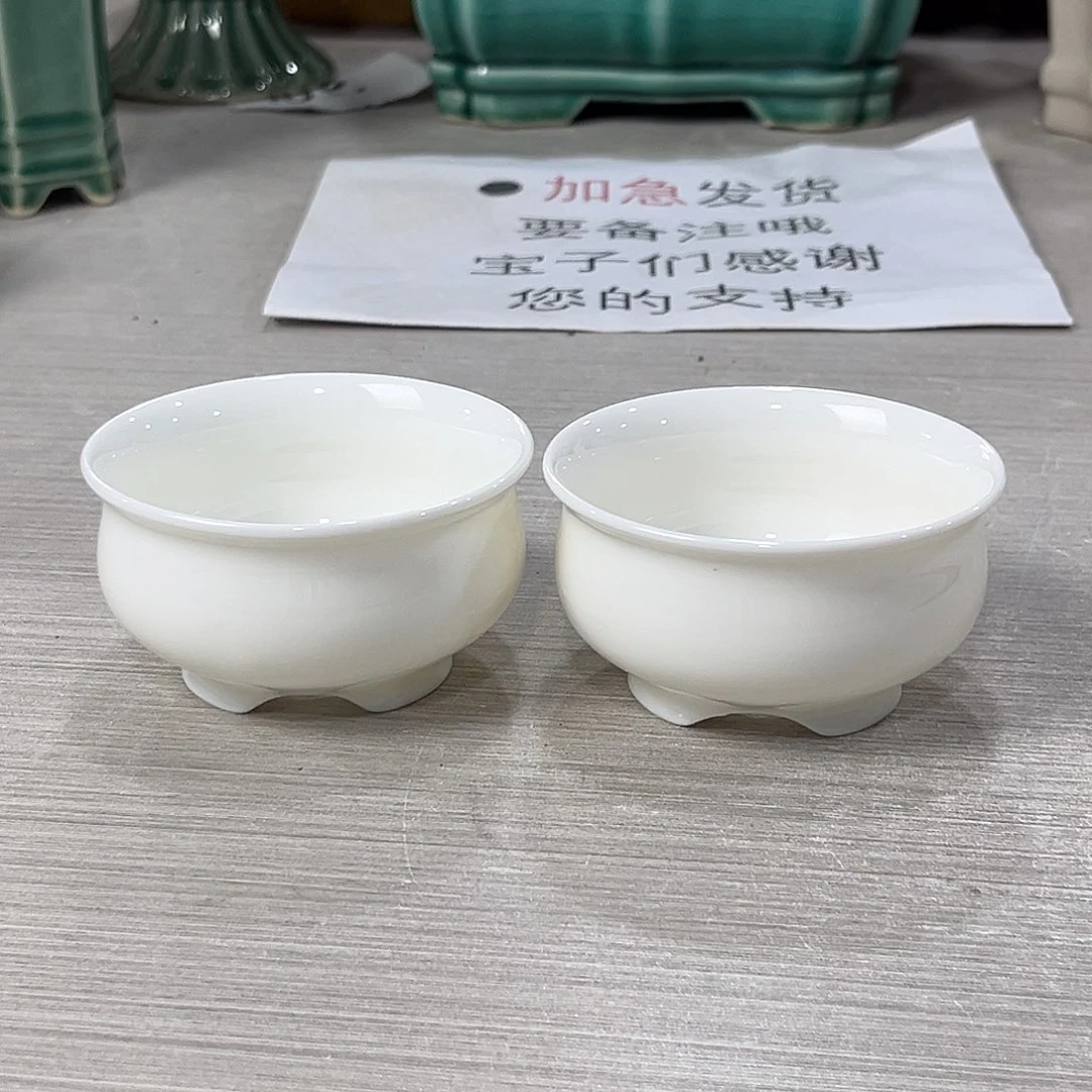 陶瓷绿植多肉微瑕花盆口径7.5*4.5
