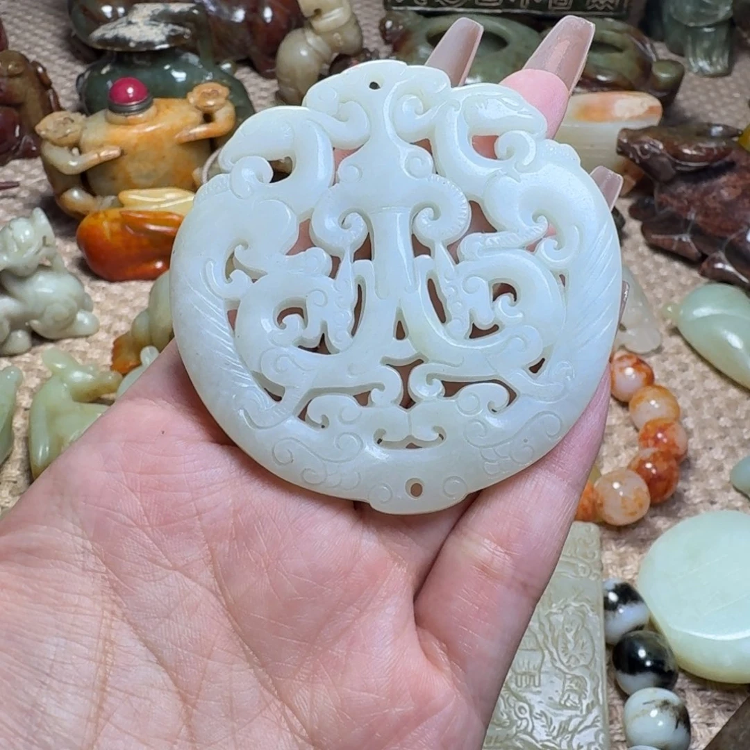 吊坠白玉菩提挂件