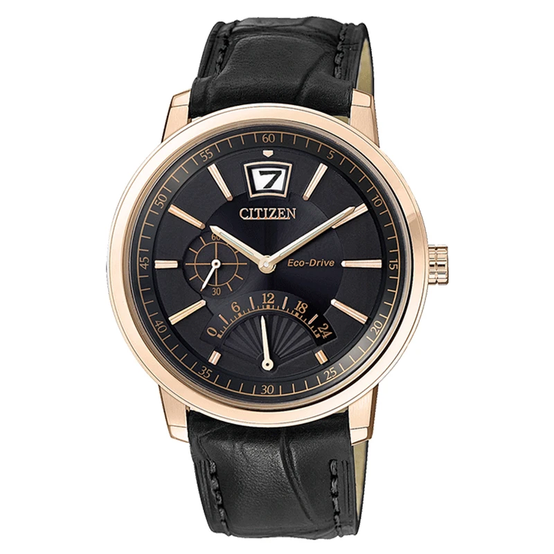 Citizen/西铁城光动能男士腕表皮带设计时尚经典BR0076-07E