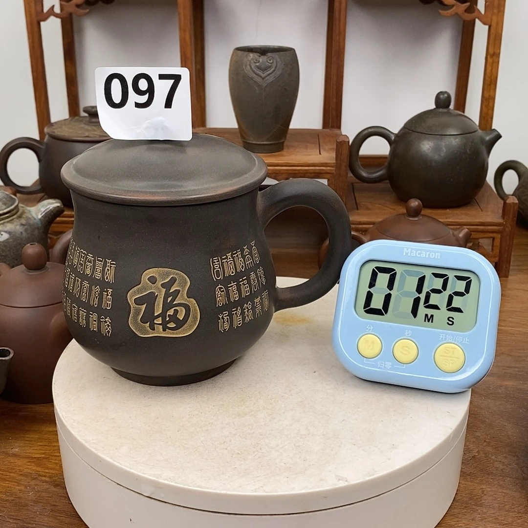 左***伦钦州坭兴陶茶壶作品微瑕