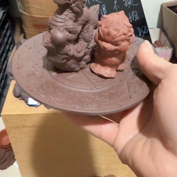 紫砂茶宠缱**光雕塑瑕疵茶宠