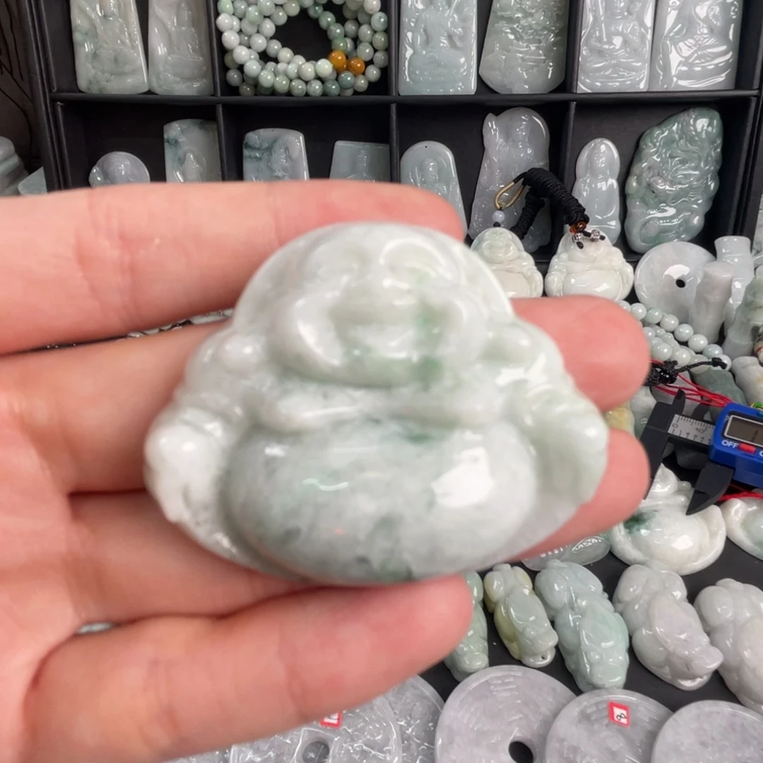 翡翠未镶嵌吊坠(不含链)微瑕