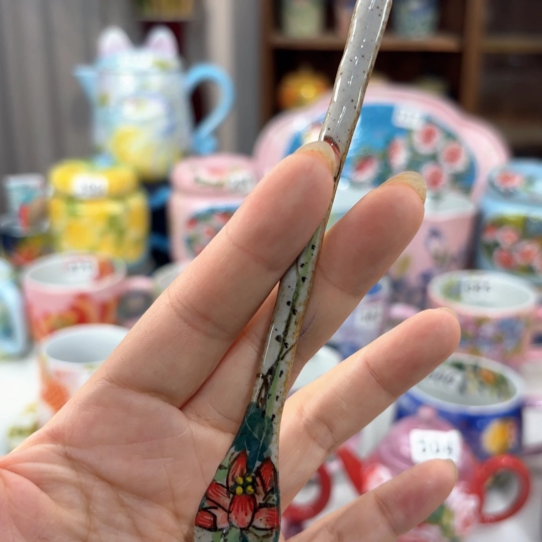 景德镇手绘高温釉下彩陶瓷茶具