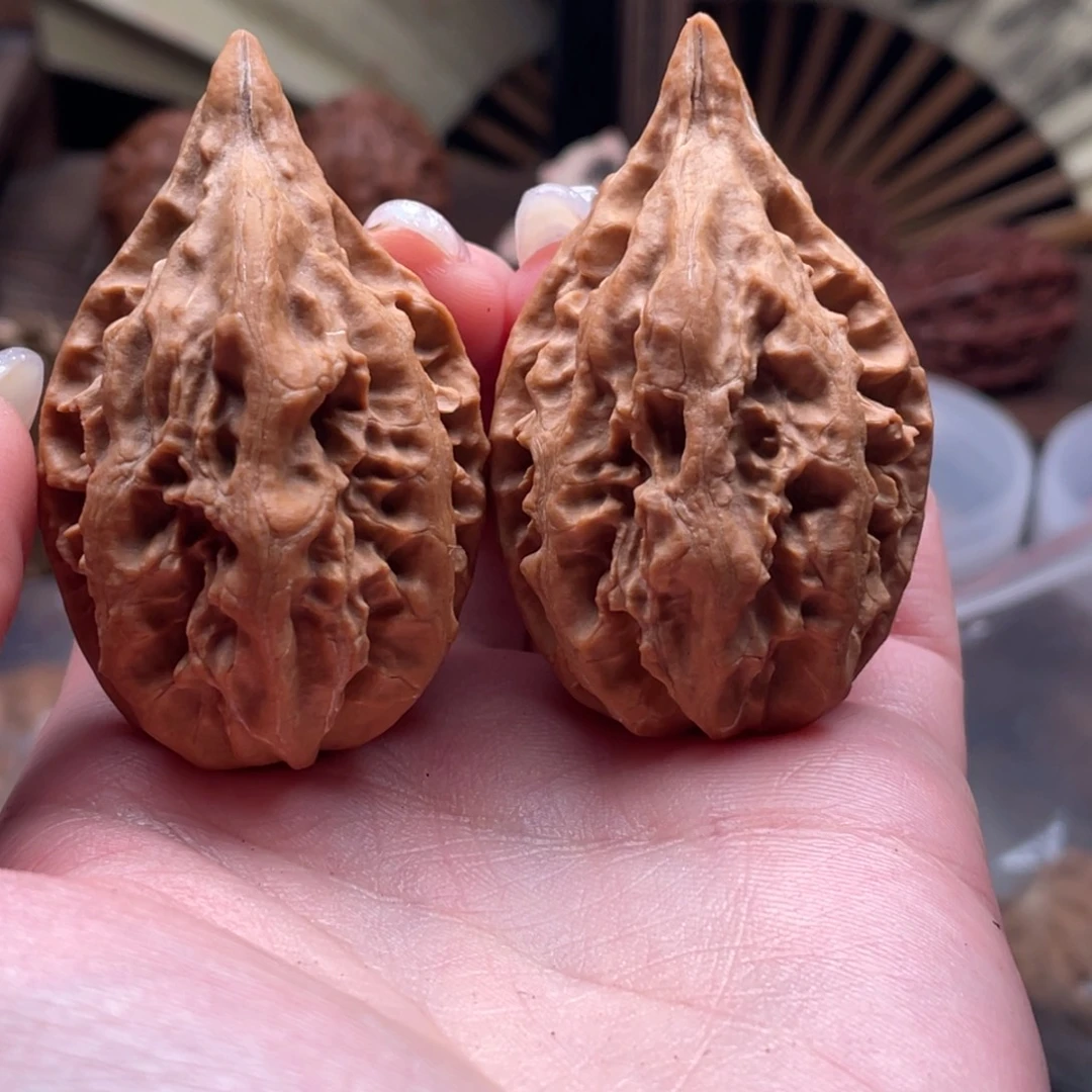 文玩核桃把件楸刀鱼22