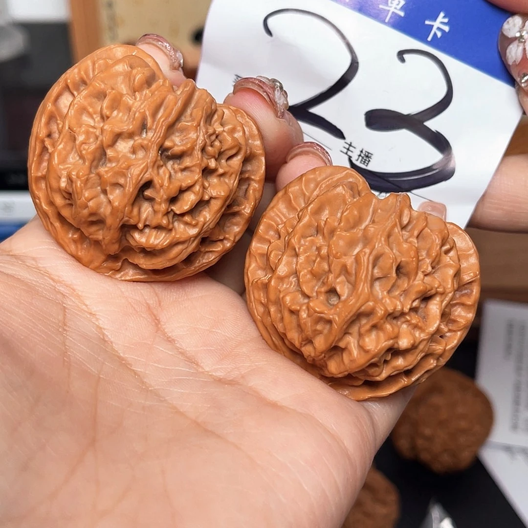 文玩核桃吊坠全品苹果圆42+尺寸y