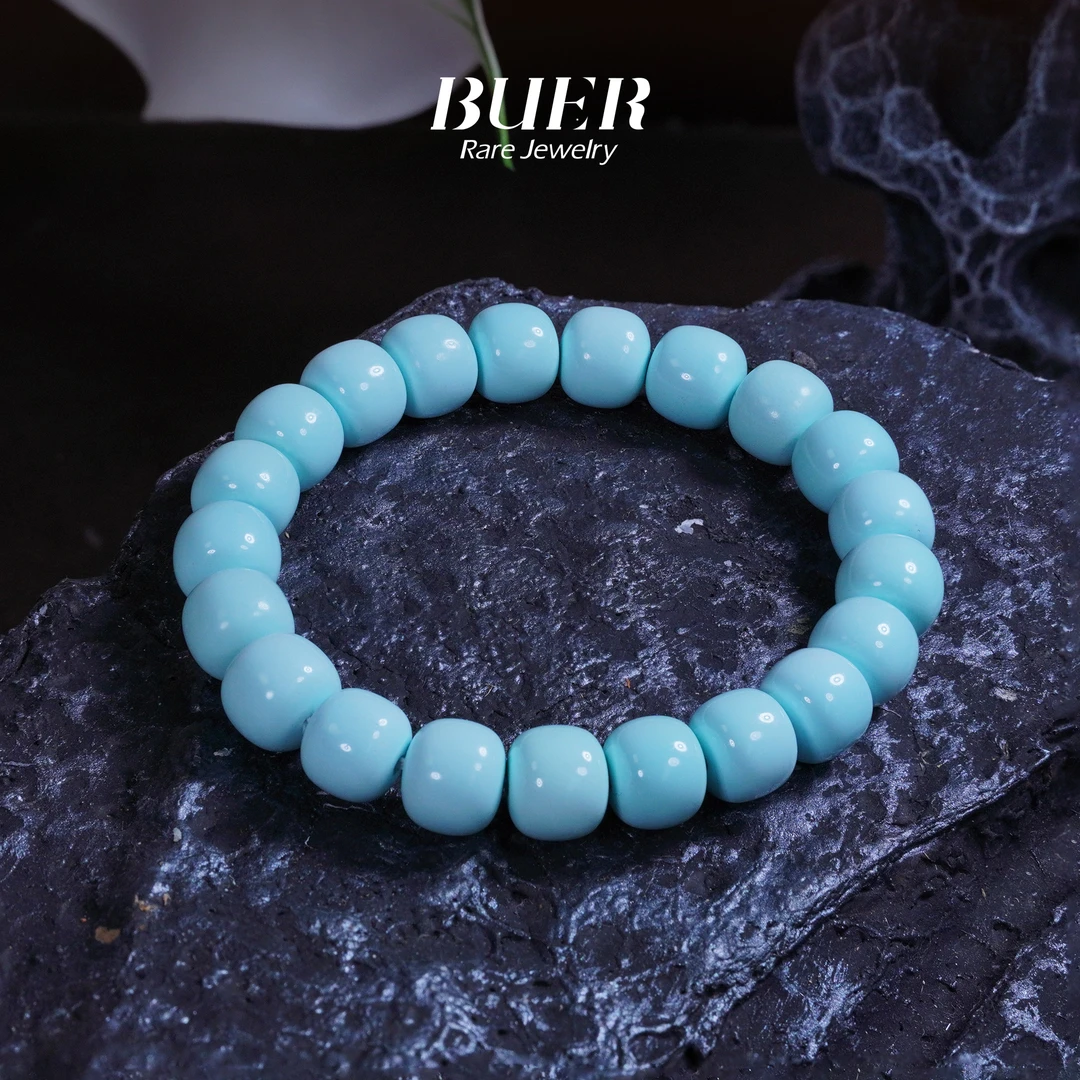 【不二】绿松石单圈手串7-10mm