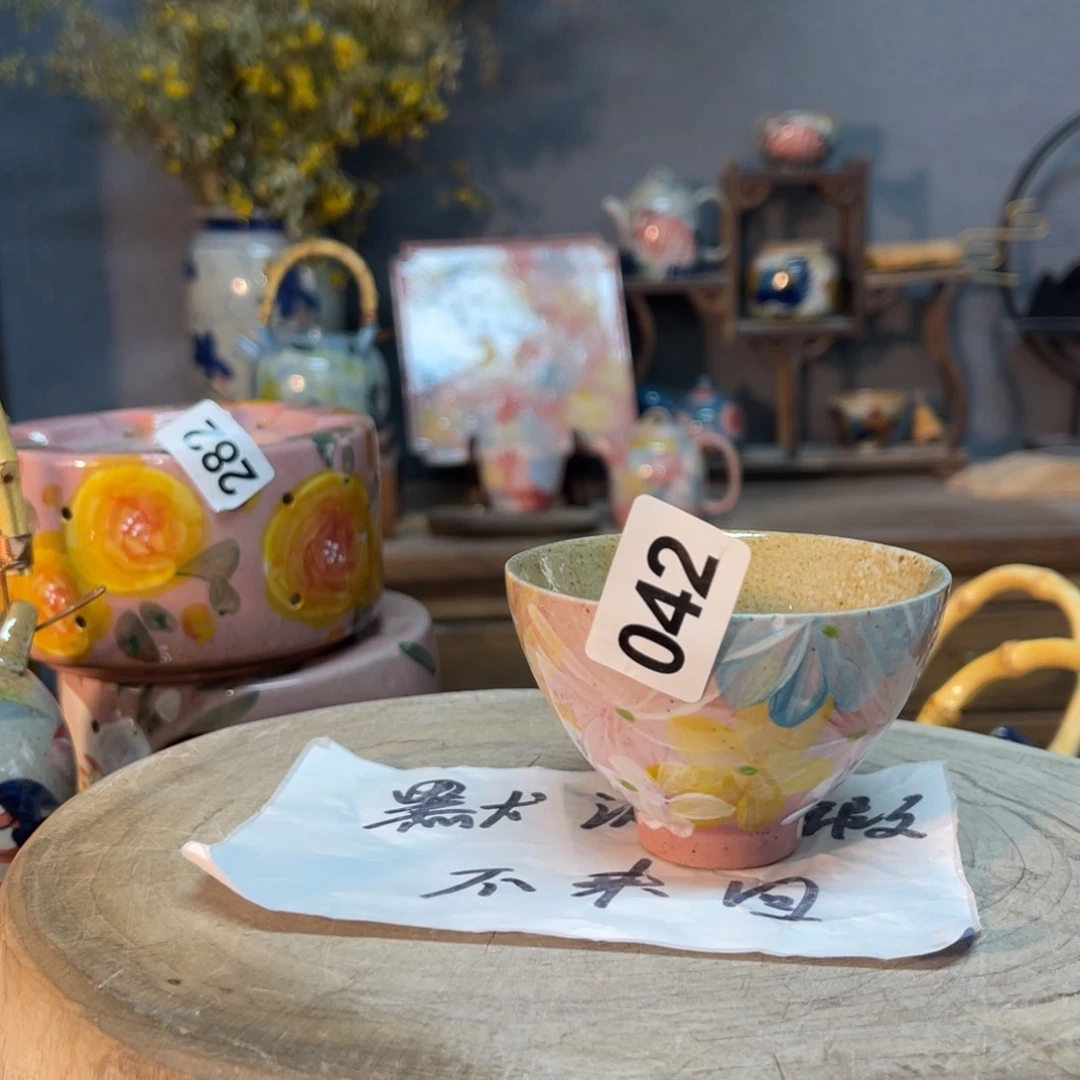杯梦*素浅陶瓷手工手绘