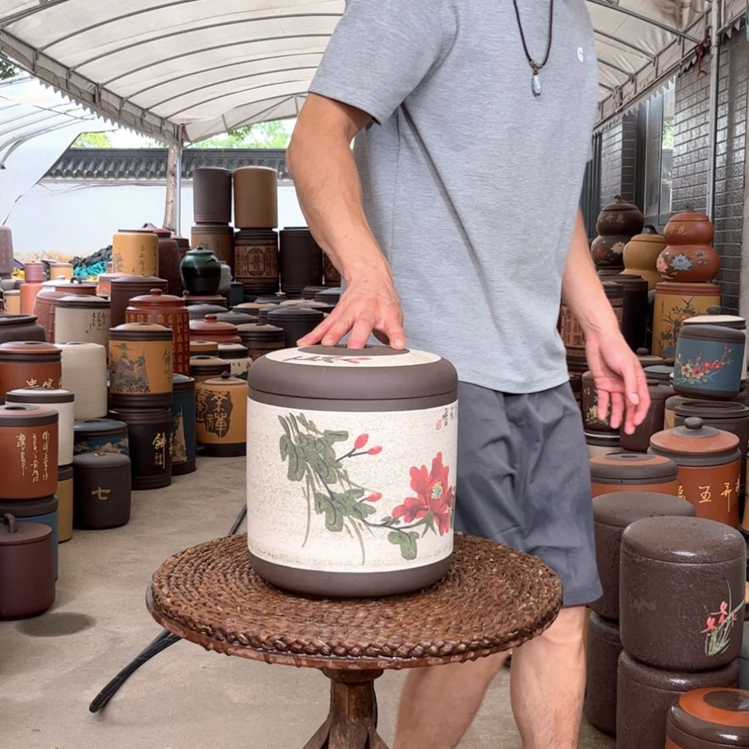 紫砂茶叶罐8 饼茶叶罐