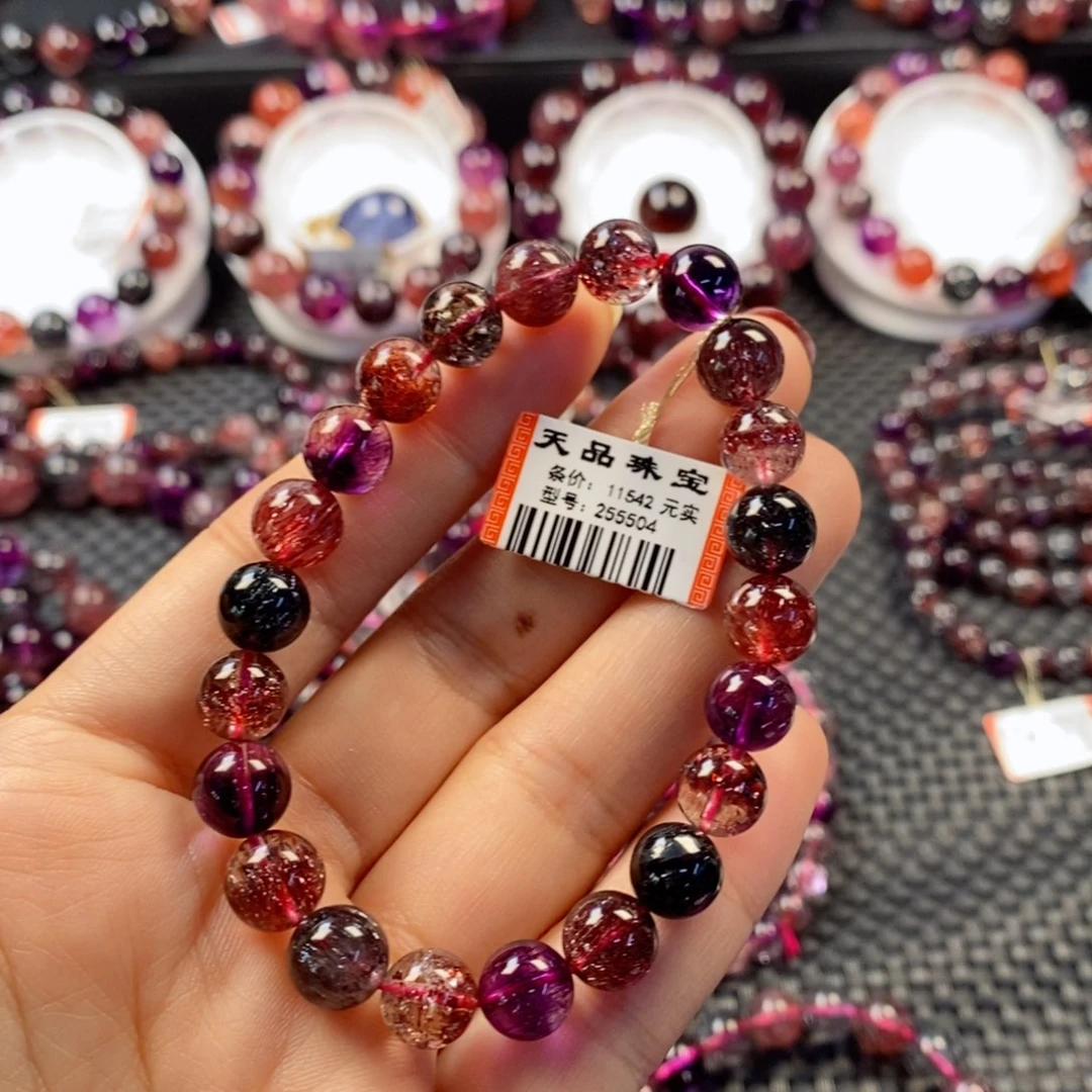 水晶手链：255504未镶嵌?**中