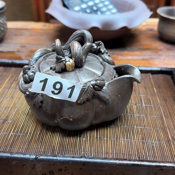纯手工制作粗陶茶具天**水