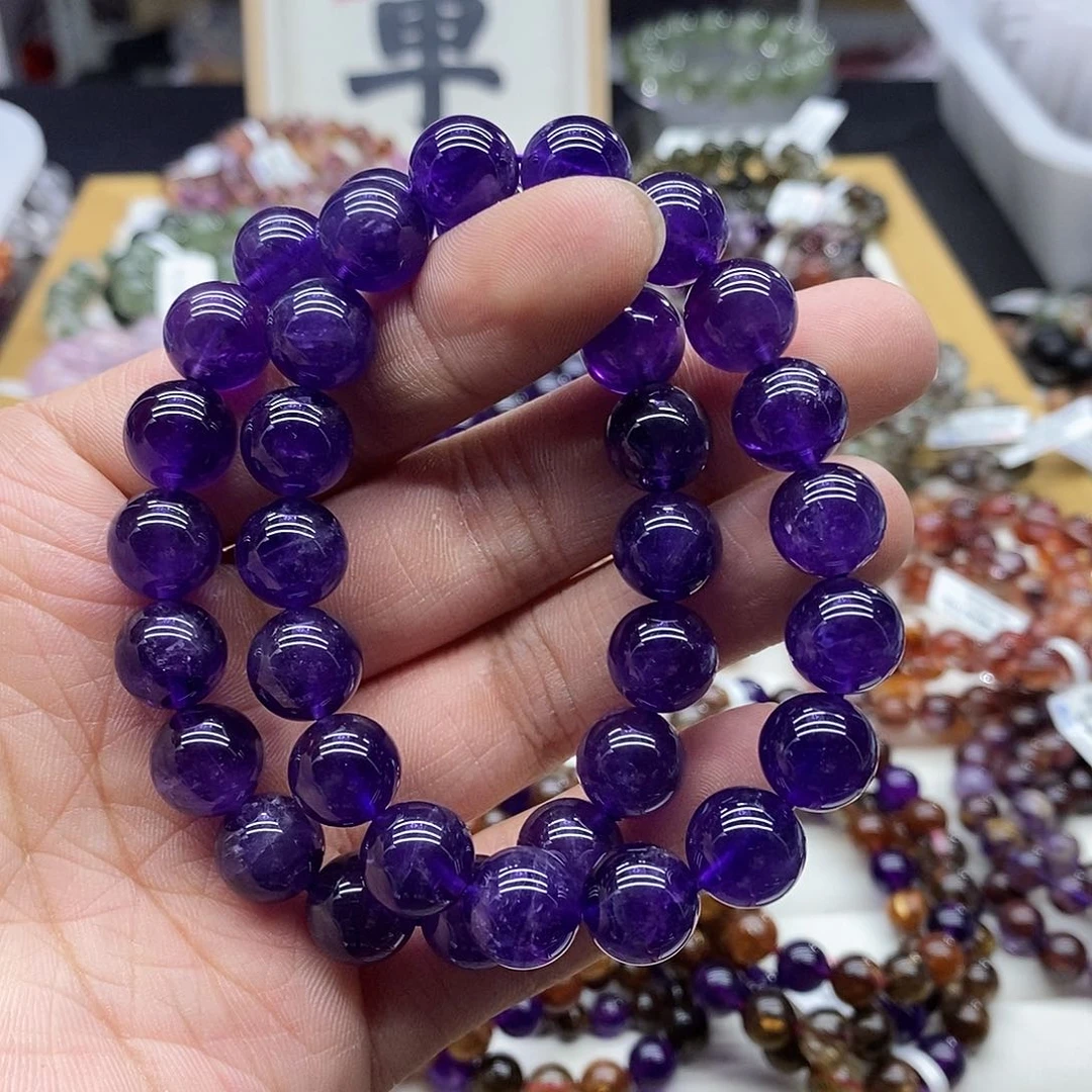 水晶手链未镶嵌多样性发货发一条