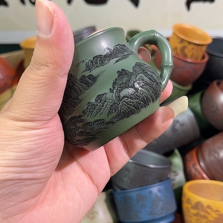 茶杯紫砂全手工紫砂主人杯