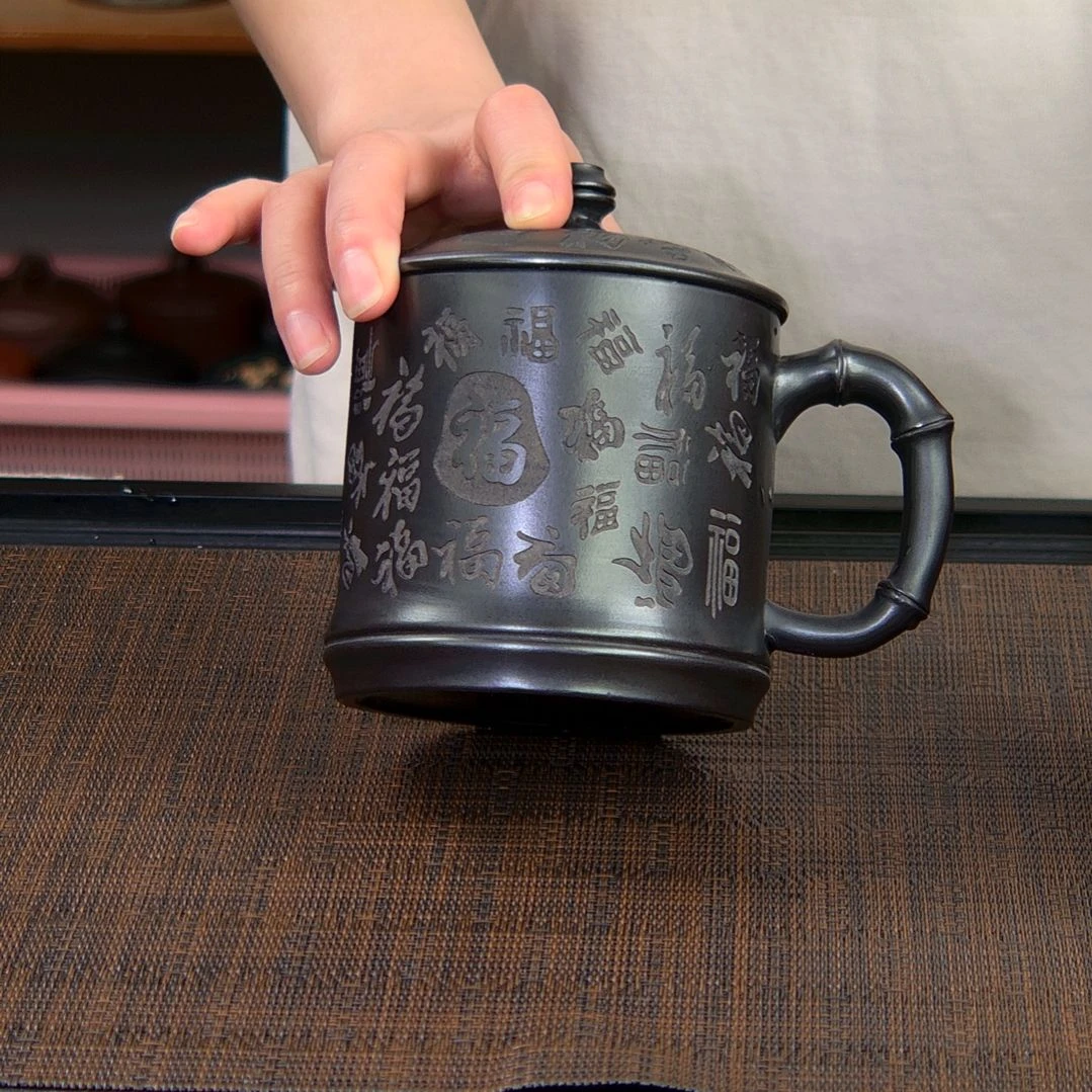 茶杯紫砂高货放漏