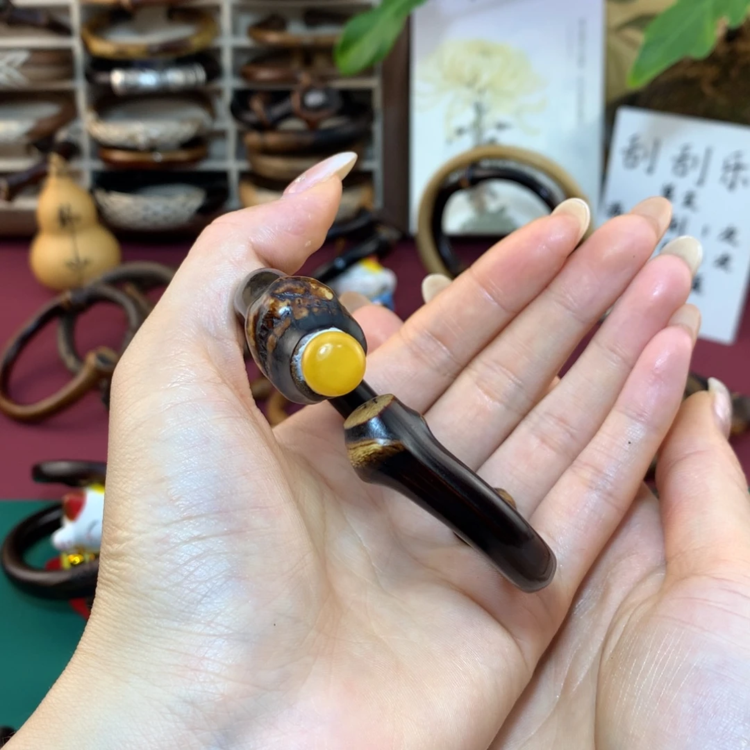 木质非金属金刚藤 小熊 内如意