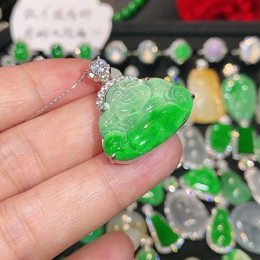 【闪购商品】颈饰未镶嵌翡翠天然翡翠