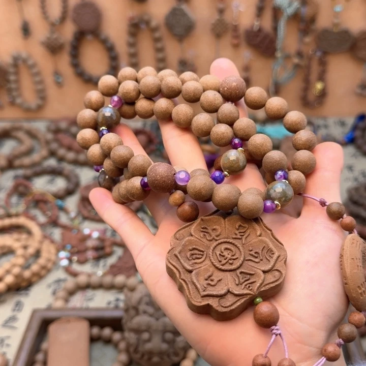 笑兰香古方1.2微瑕54子脖挂