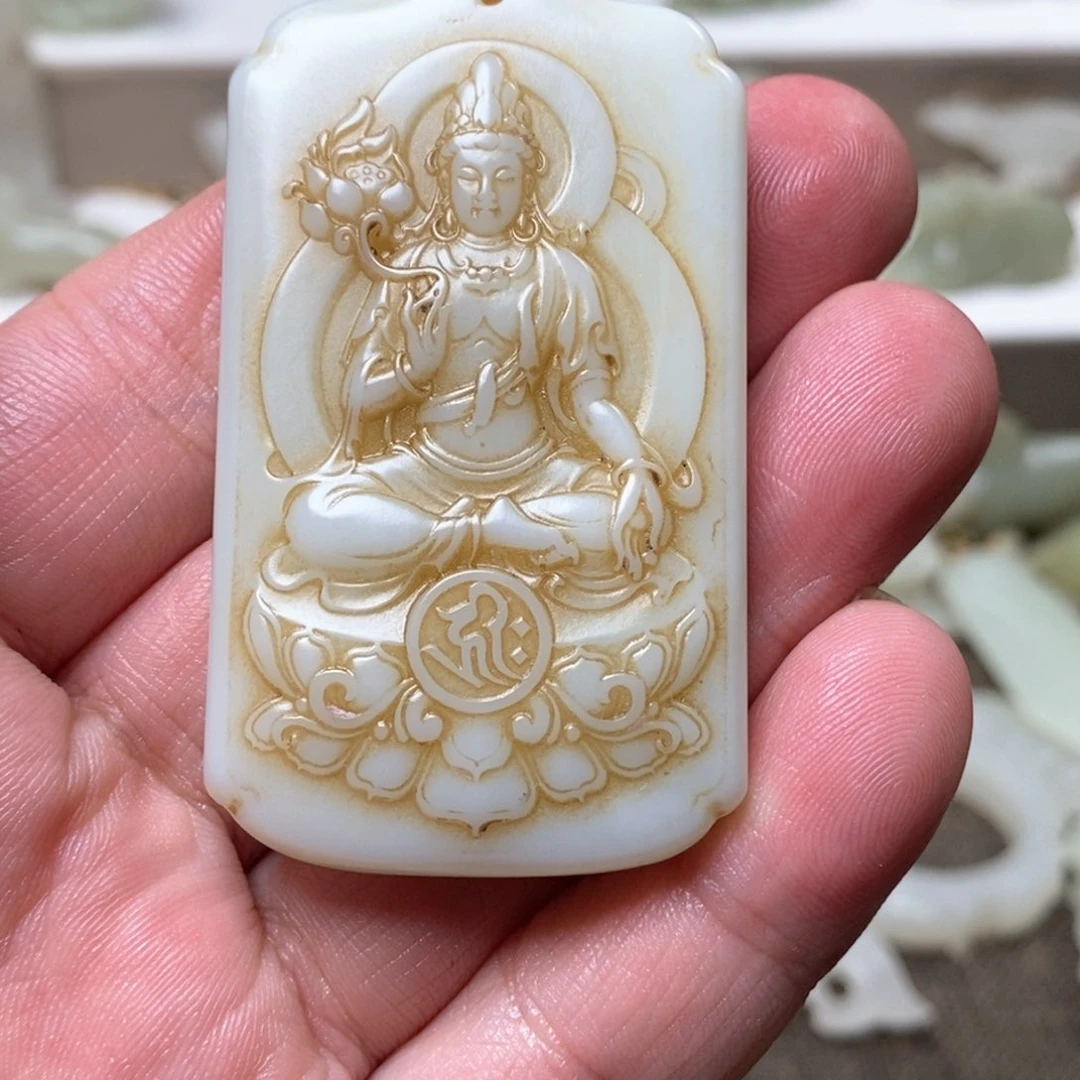 和田玉颈饰未镶嵌用****2