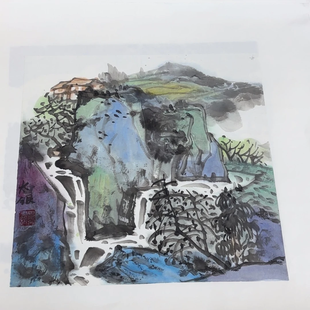 国画田太银一平尺艺