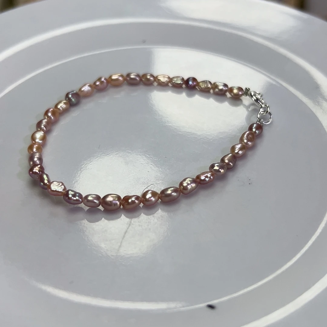 钛钢淡水珍珠手绳