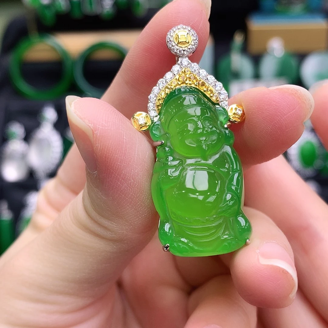 玛瑙/玉髓吊坠银S925镶嵌