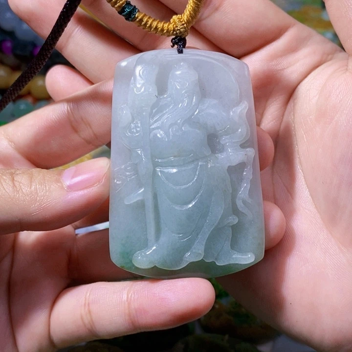 未镶嵌定制翡翠翡翠关羽