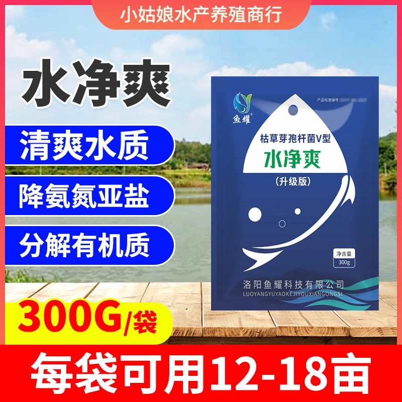 鱼耀千亿复合芽孢净水处理水质分解有机质水产饲料添加剂氨氮亚盐