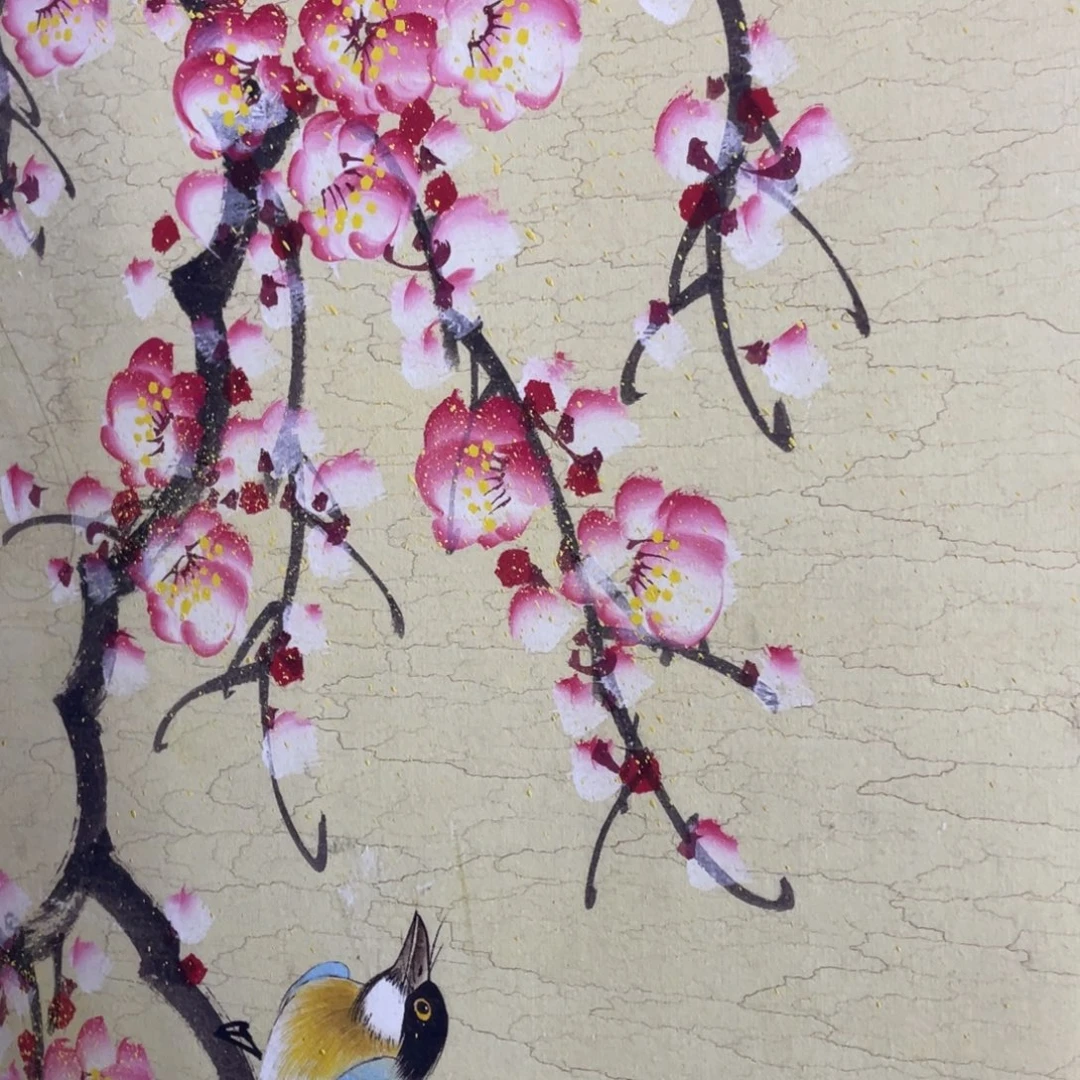 国画手绘带装裱和运险w