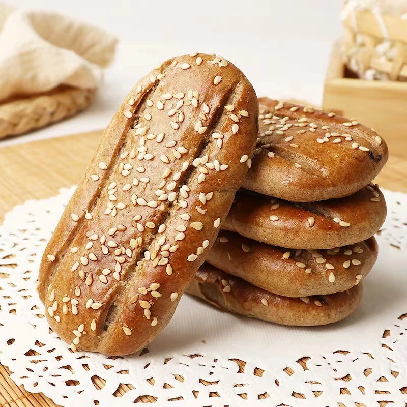 促销荞麦椒盐酥饼干传统糕点咸味牛舌饼无蔗糖零食