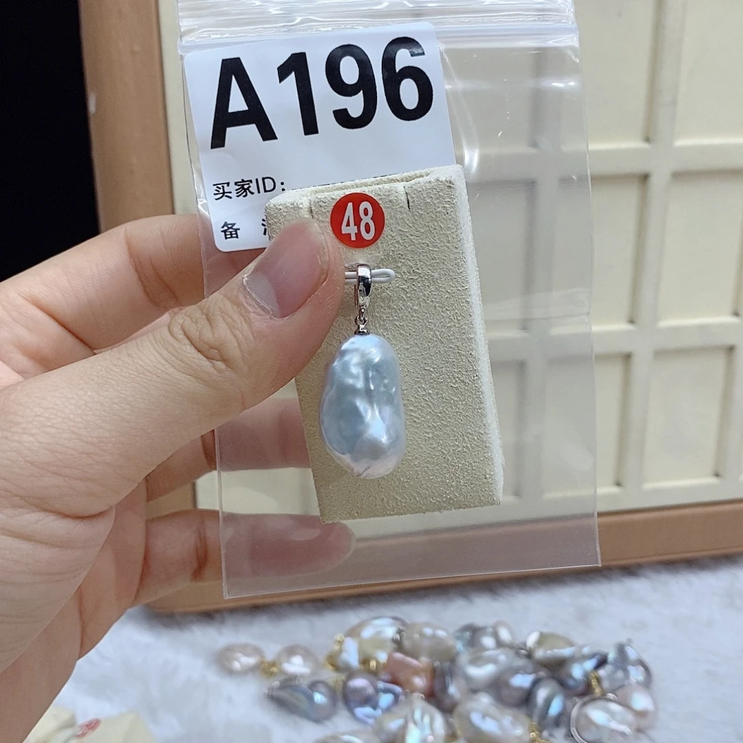 颈饰银S925镶嵌淡水珍珠