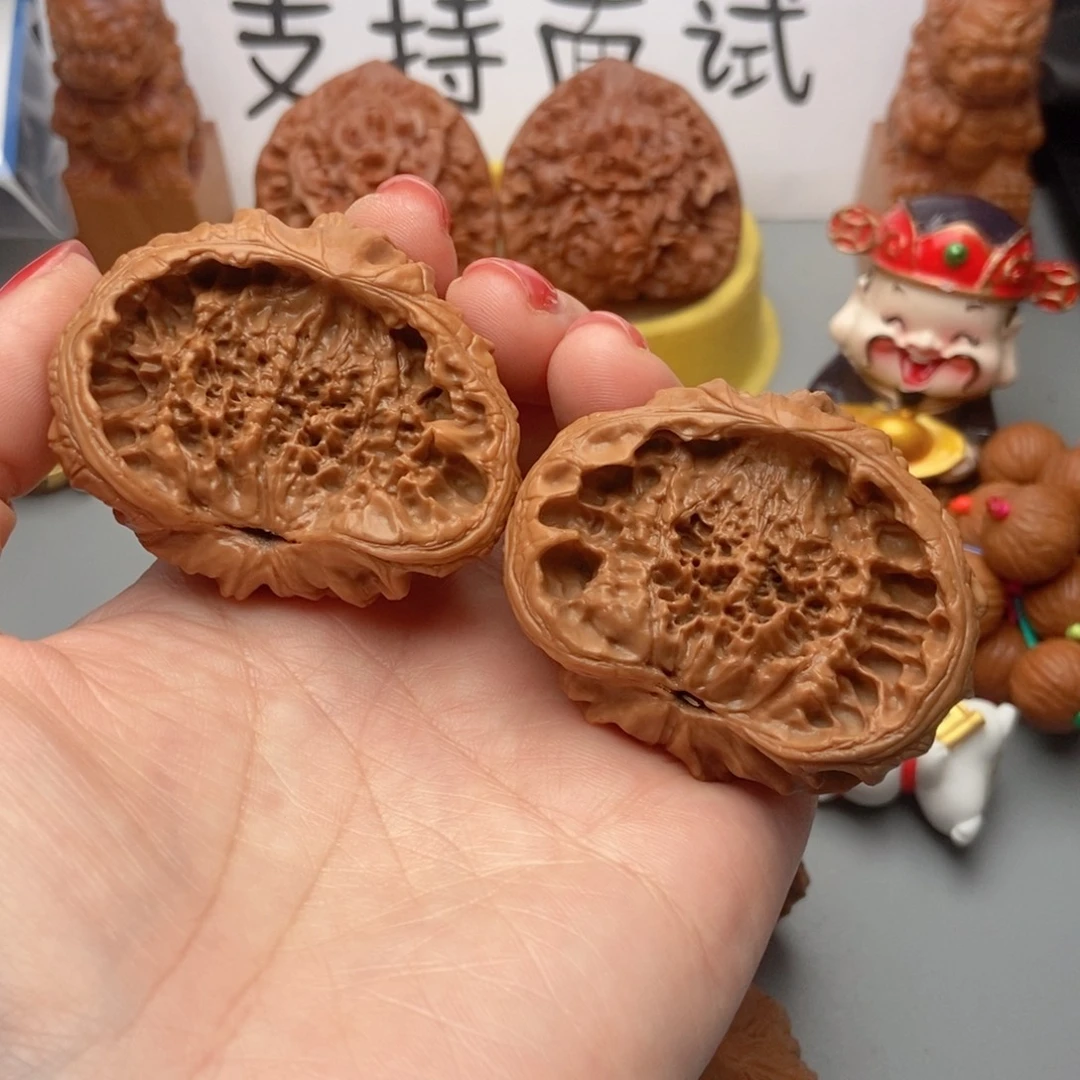 吊坠桃核核桃蛇头