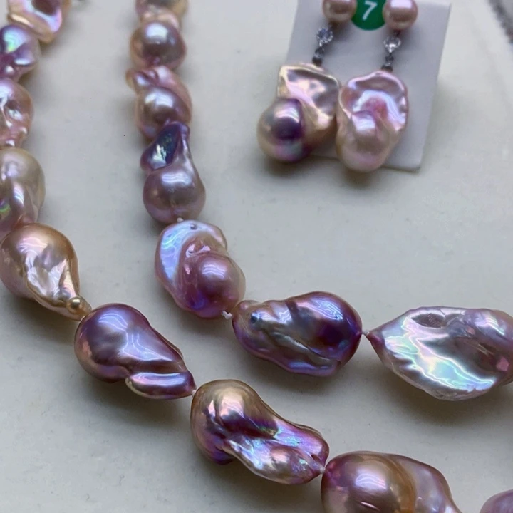 银S925镶嵌淡水珍珠耳饰小*