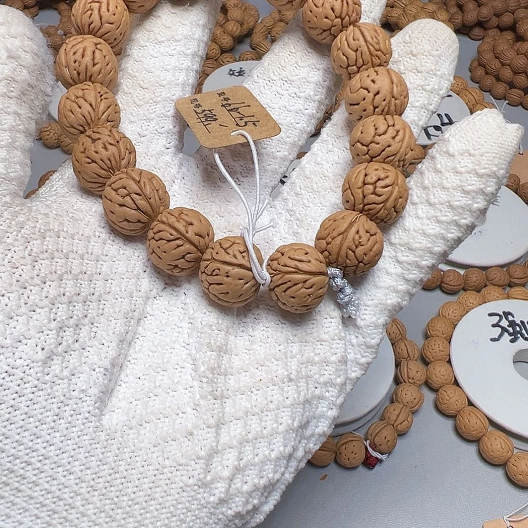 大***城手串桃核1.5矮桩大肠纹