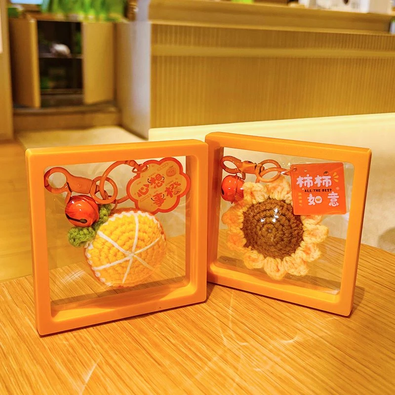 教师节礼物实用柿柿如意钥匙扣包包挂饰挂件女老师感谢师恩礼品