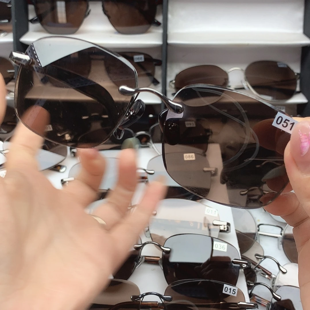 无框S东海水晶眼镜保质保量