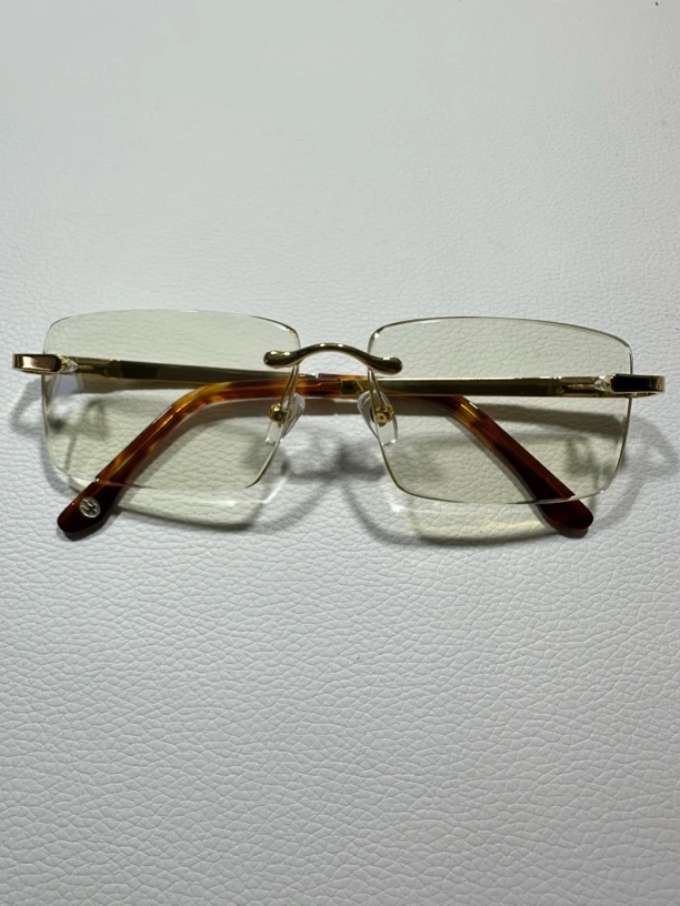 商务款竹叶青水晶养眼护目镜