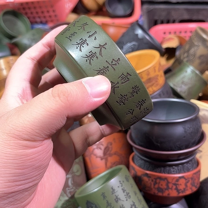 茶杯紫砂全手工紫砂主人杯