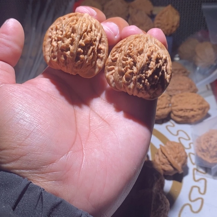 把件文玩核桃四座楼