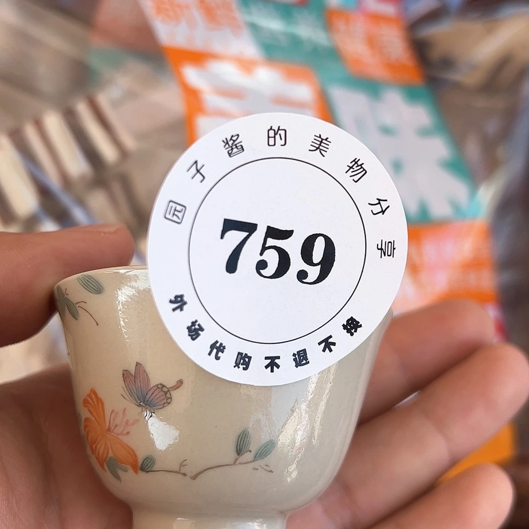 妮*景德镇手工制作瓷杯