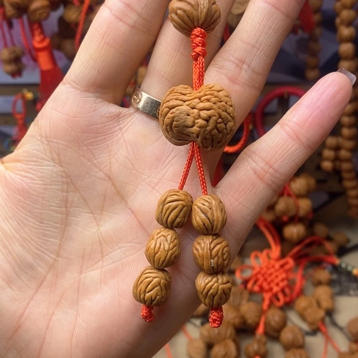 吊坠桃核龙纹桃枭