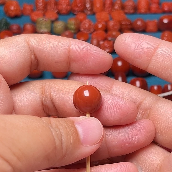 X***F南红玛瑙配饰未镶嵌13.5mm