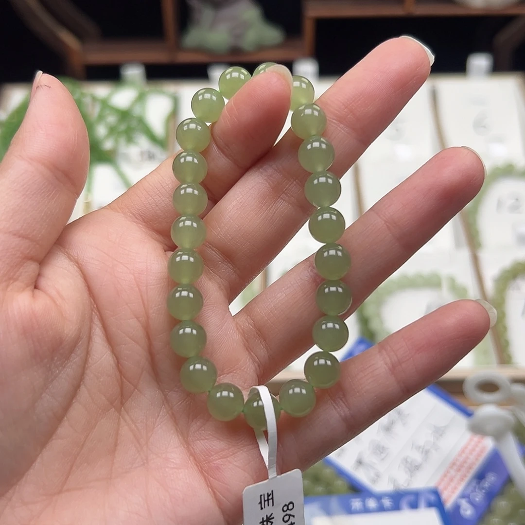 A***·和田玉未镶嵌手链