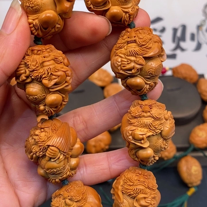 橄榄核手串/手链橄榄核雕钟馗
