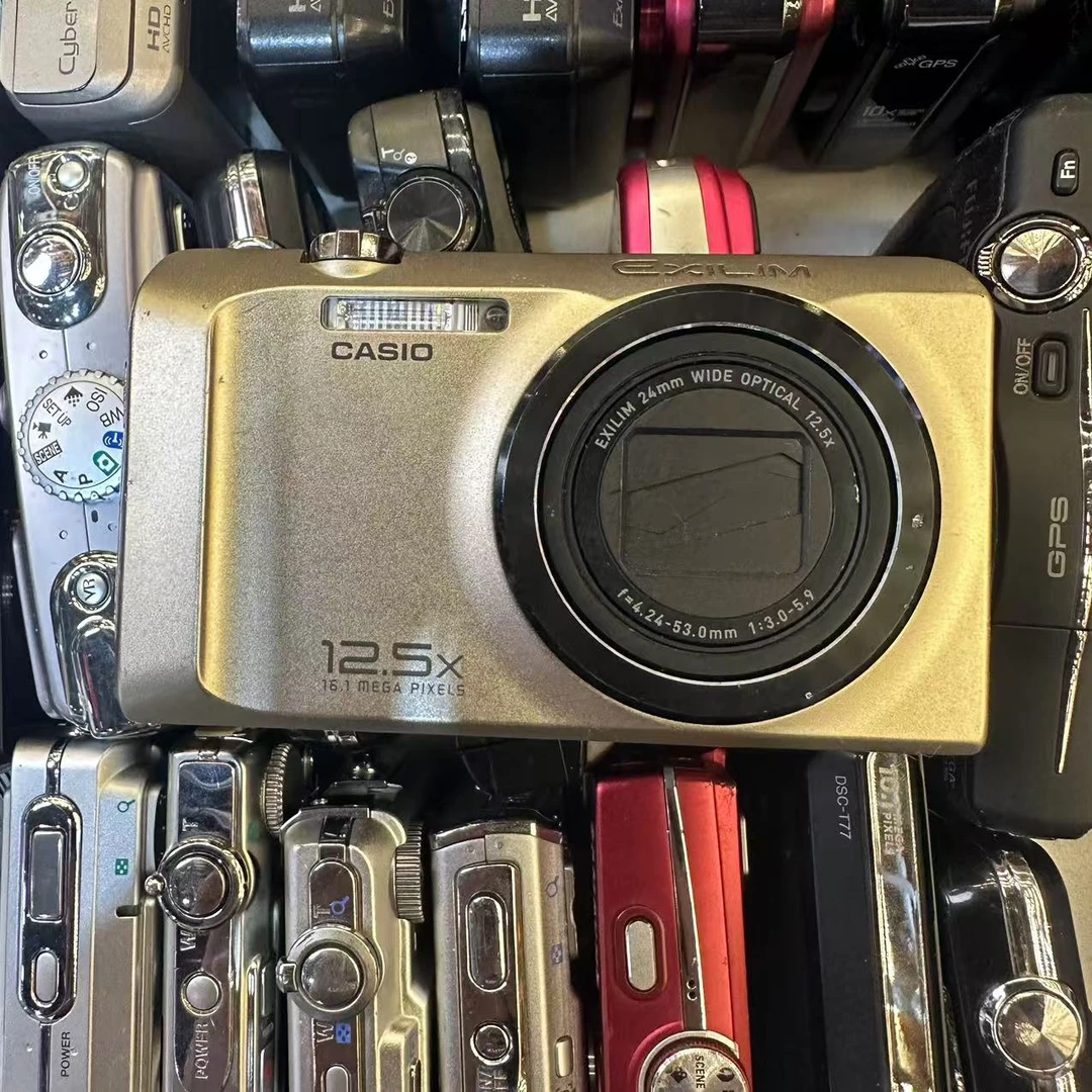 9新 Casio/卡西欧 卡西欧H30 小长焦数码相机 可拍月亮 配件齐全