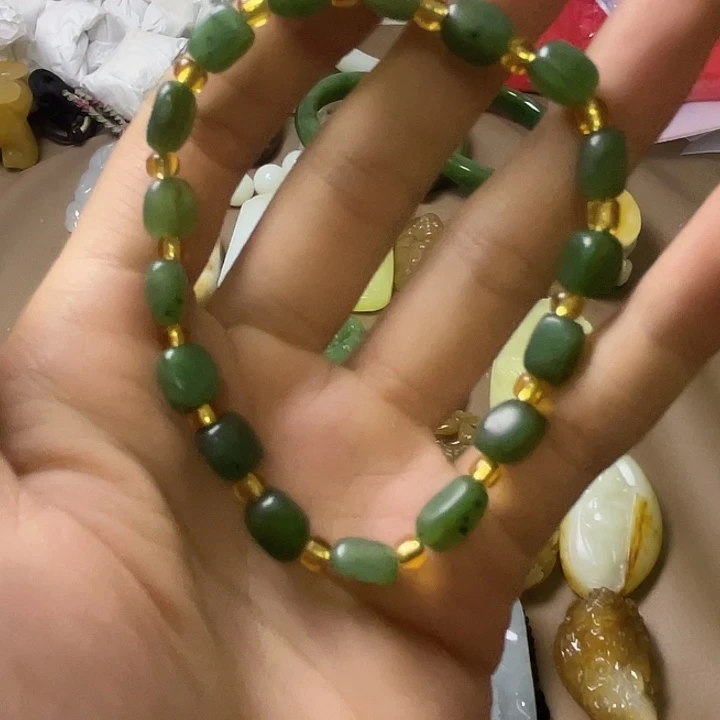 未镶嵌手链和田玉（糖玉）