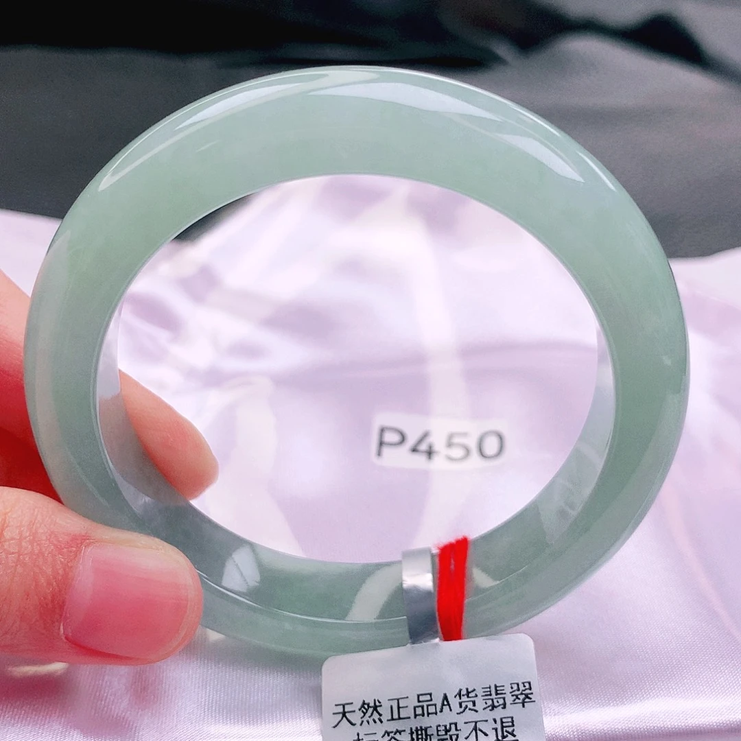 翡翠未镶嵌手镯缅甸天然a货翡翠手镯