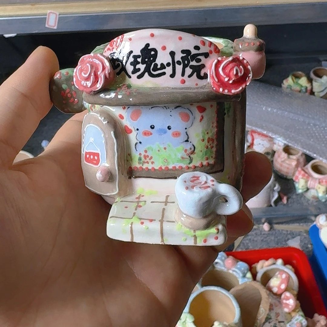 老梧家的手工陶瓷多肉花盆