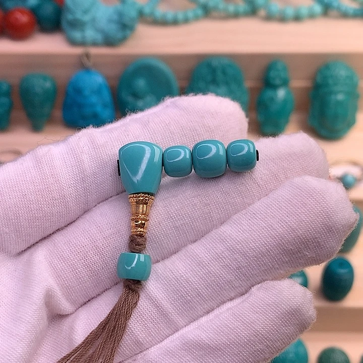 绿松石珠宝半成品未镶嵌