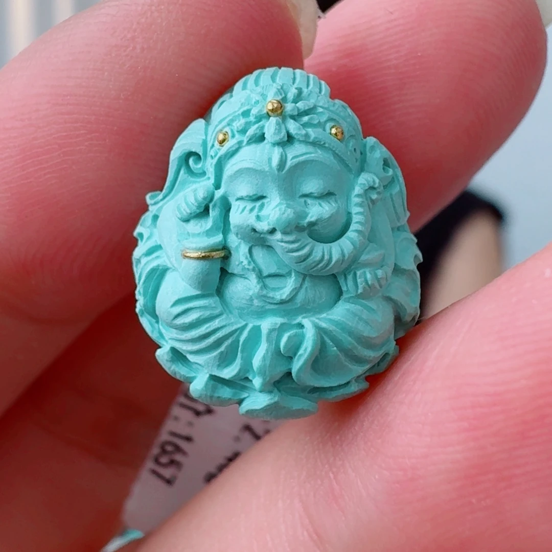 未镶嵌绿松石珠宝奇石