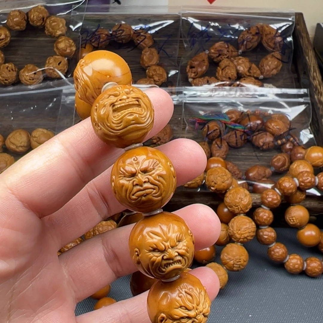 橄榄核手串/手链正圆1.9老佛爷恶曾